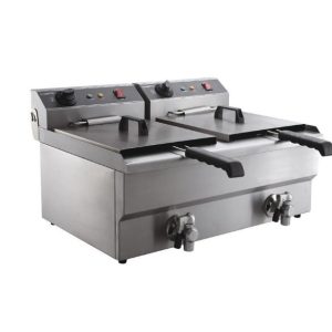 Friteuse / Frituurpan 2x10 liter 400V