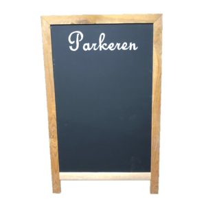 Stoepbord / krijtbord 110x75
