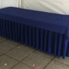 Buffetrok / Tafelrok geplooid Blauw (katoen) - Afbeelding 3