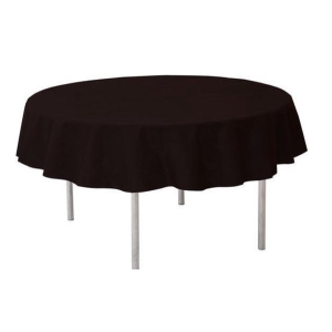 Tafelkleed rond 210cm Zwart  polyester (voor tafel ø120-180cm)