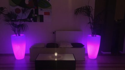 Kunststof vaas ELHO 90 cm met led verlichting - Image 3