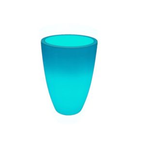 Kunststof vaas  ELHO 60 cm met led verlichting