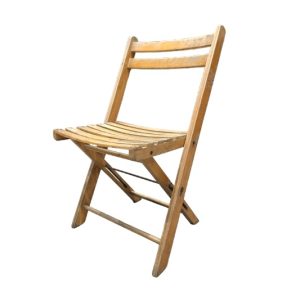 Houten klapstoel "bruin"