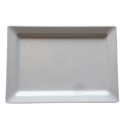 Bord melamine wit plat 30x21cm