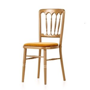 Napoleon stoel goud met kussen