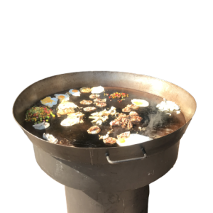 Grote BBQ pan/bakplaat 1 meter