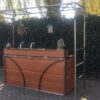 Bar Industrial 2x0.8m met spoelbak en lekblad - Afbeelding 5