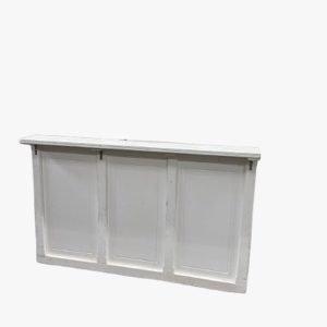 Bar wit 2x0.8m met balie