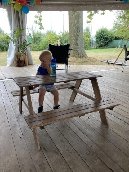 Kinder picknicktafel hout - Image 7