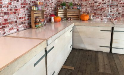 Foodcorner/Buffettafel Steigerhout - Afbeelding 8