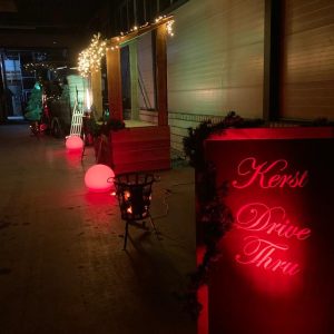 Kerst drive-tru pakket inclusief op- en afbouw
