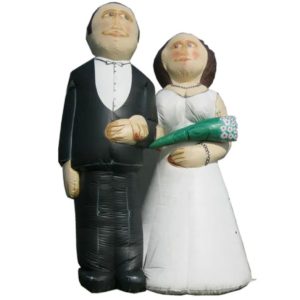 Bruidspaar 4.5 meter hoog
