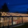 LED Gordijn warm wit 3x3 meter inclusief frame en montage - Afbeelding 5