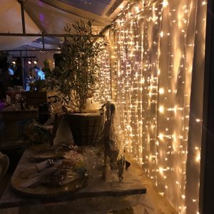 LED Gordijn warm wit 3x3 meter inclusief frame en montage