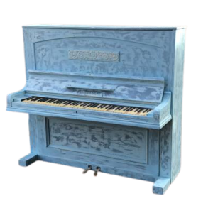 Piano blauw (decoratie)