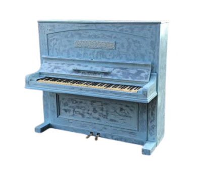 Piano blauw (decoratie)