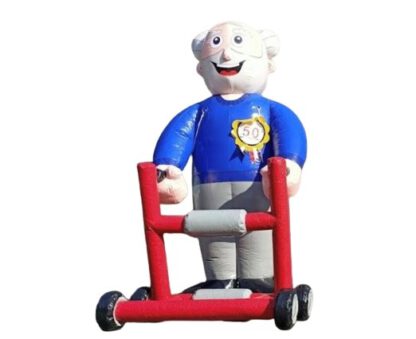 Abraham met rollator (4 meter)