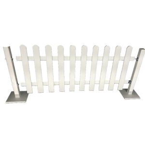 Tuinhek wit 1,8 meter (terras hek)