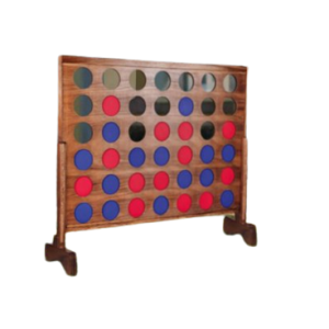 Vier op een rij XXL hout