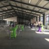 Barkruk wit skai, chrome frame - Afbeelding 7