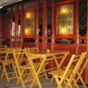 Spiegeltent decorwand Mahonie hout - Afbeelding 8