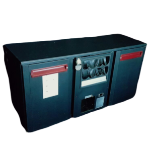 Koelkast buffet met 2 deuren en flessennest