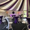 Decoratiestof Paars 10x1 meter zelf ophangen - Afbeelding 2