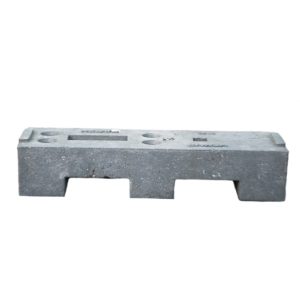 Bouwhekvoet tbv plaatsing bouwhek