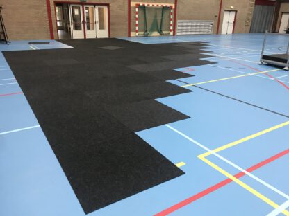 Tapijttegel 1m², antraciet 100x100 (zelf leggen) - Afbeelding 2