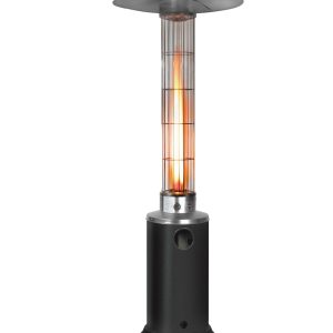 Flameheater met glazen vlambuis