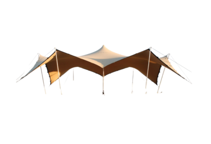 Stretchtent / Free-form tent 6x6 m - Afbeelding 3