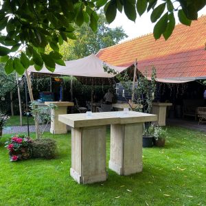 Stretchtent / Free-form tent 6x6 m