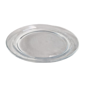 Gebakbord glas 17cm (per 10 stuks)