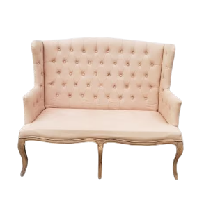 Trouwbankje Barok licht bruin