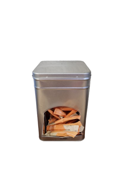 Creamersticks in dispenser