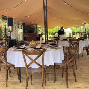 Stretchtent / Free-form tent 10,5x20 m