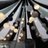 Decoratiestof Zwart opgehangen in 6 hoekige pagodetent - Afbeelding 3