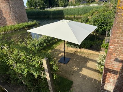 Parasol vierkant 3x3m "off white" - Afbeelding 2