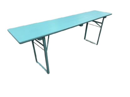 Pastel kleur Biertafel hout 220x50cm (klaptafel)