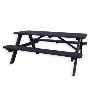 Picknickbank zwart