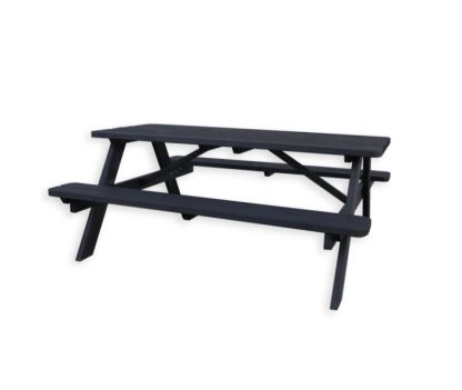 Picknickbank zwart