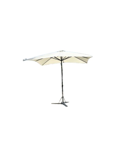 Parasol vierkant 3x3m "off white"