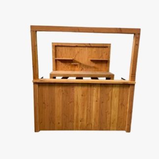 Bar Marc 2m met lekblad groot en kast