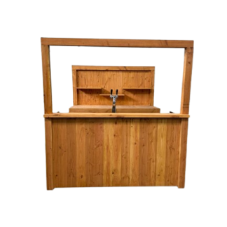 Bar Marc 2m met tap, spoelbak en kast