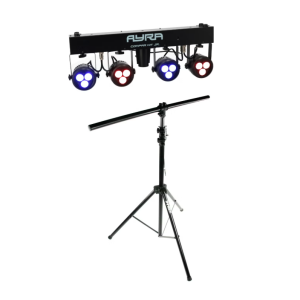 Lichtset met 4 Spots op statief