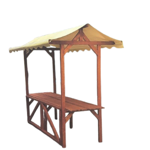 Nostalgische marktkraam 2,5 meter