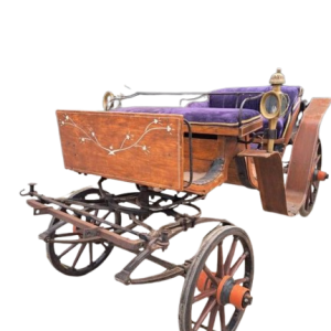 Antieke jachtwagen (decoratie)