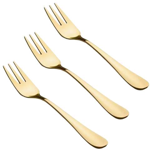 Gebaksvork Goud(per 10 stuks)