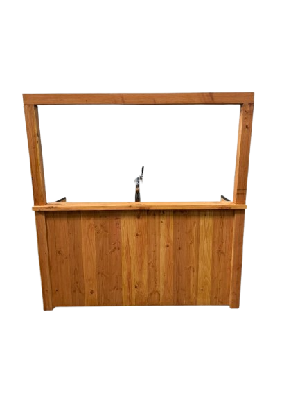 Douglas bar "Marc" 4 mtr. met tap en spoelbak