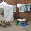 Kinder picknicktafel hout - Afbeelding 3